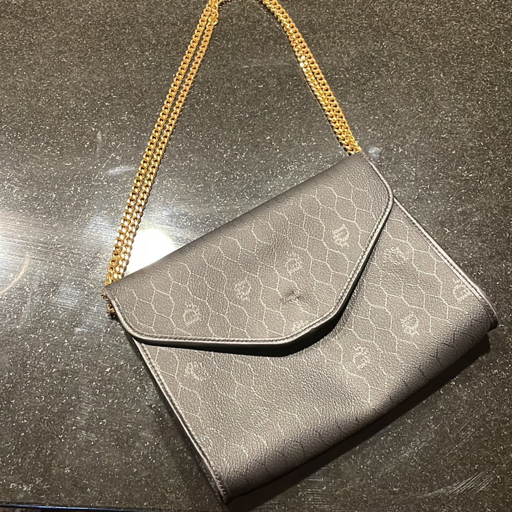 Vintage CHRISTIAN DIOR Small Envelope Chain Bag